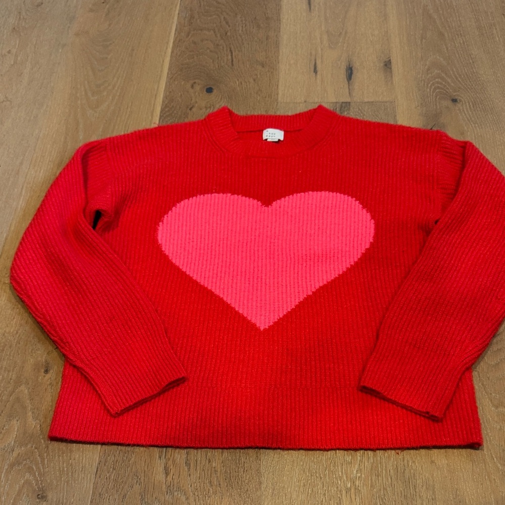 Women’s A New Day Heart Sweater - XS